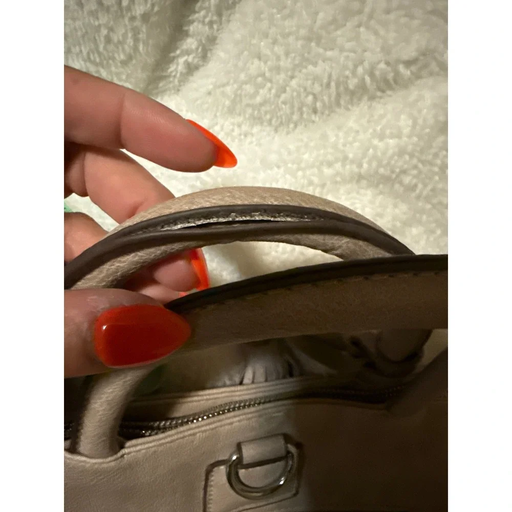 Unbranded taupe faux